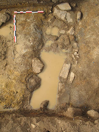 Figure 3 – Vue en plan du caniveau CN08